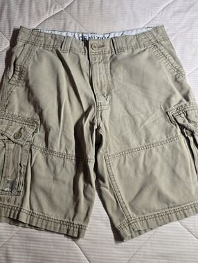 Denizen By Levi's Mens Khaki Cargo Shorts 32